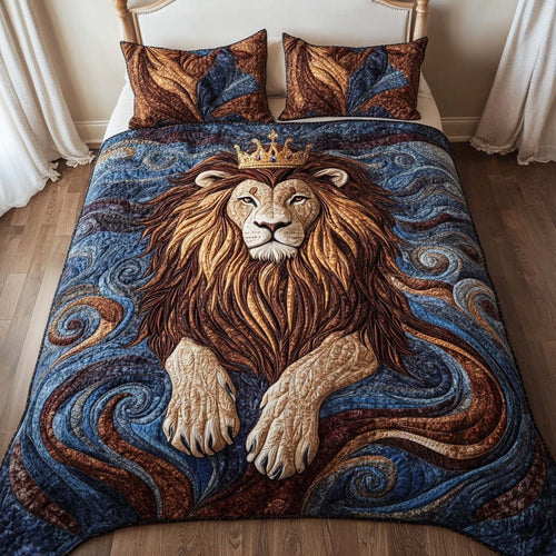 Mighty Roar 3-Piece Quilted Bedding Set NCU0NT2413