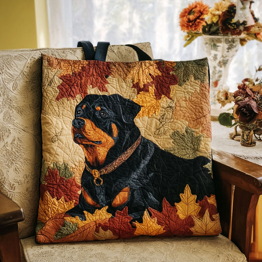 Mighty Rottweiler Quilted Tote Bag NCU0PT8973
