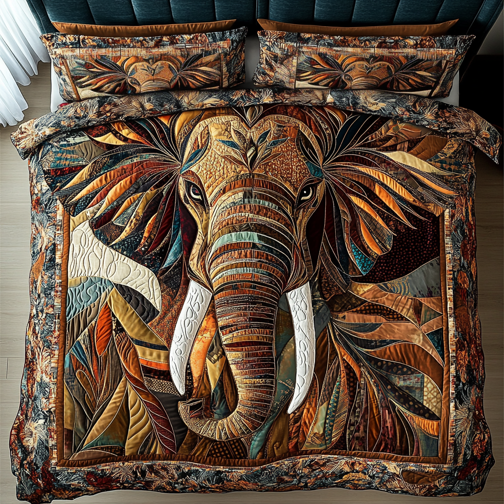 Mighty Steps 3-Piece Quilted Bedding Set NCU0DK7239