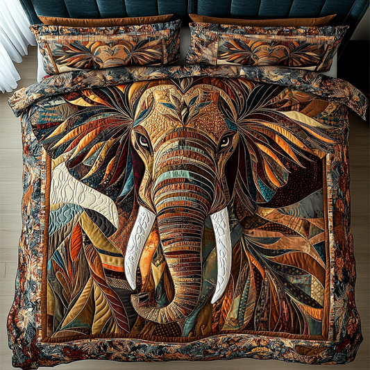 Mighty Steps 3-Piece Quilted Bedding Set NCU0DK7239