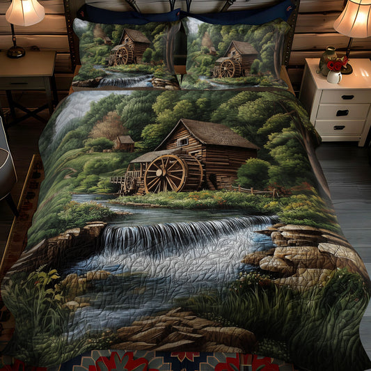 Mill Creek Falls 3-Piece Quilted Bedding Set NCU0PT7017