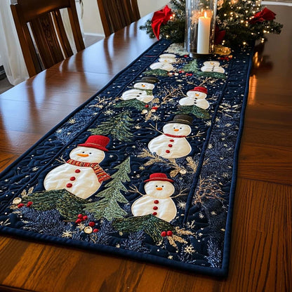 Mistletoe Wish Quilted Table Runner NCU0NT644