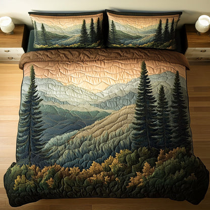 Misty Majesty 3-Piece Quilted Bedding Set NCU0PT6591