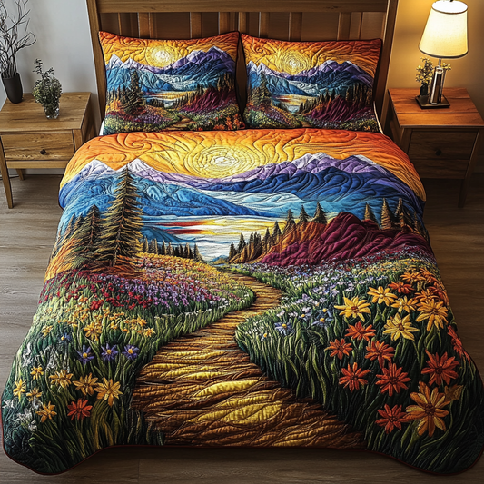 Misty Ridge 3-Piece Quilted Bedding Set NCU0VL2309