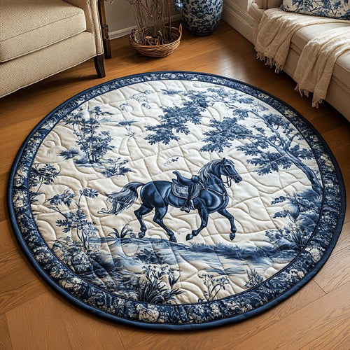 Misty Valley Stallion Quilted Round Mat NCU0XD251