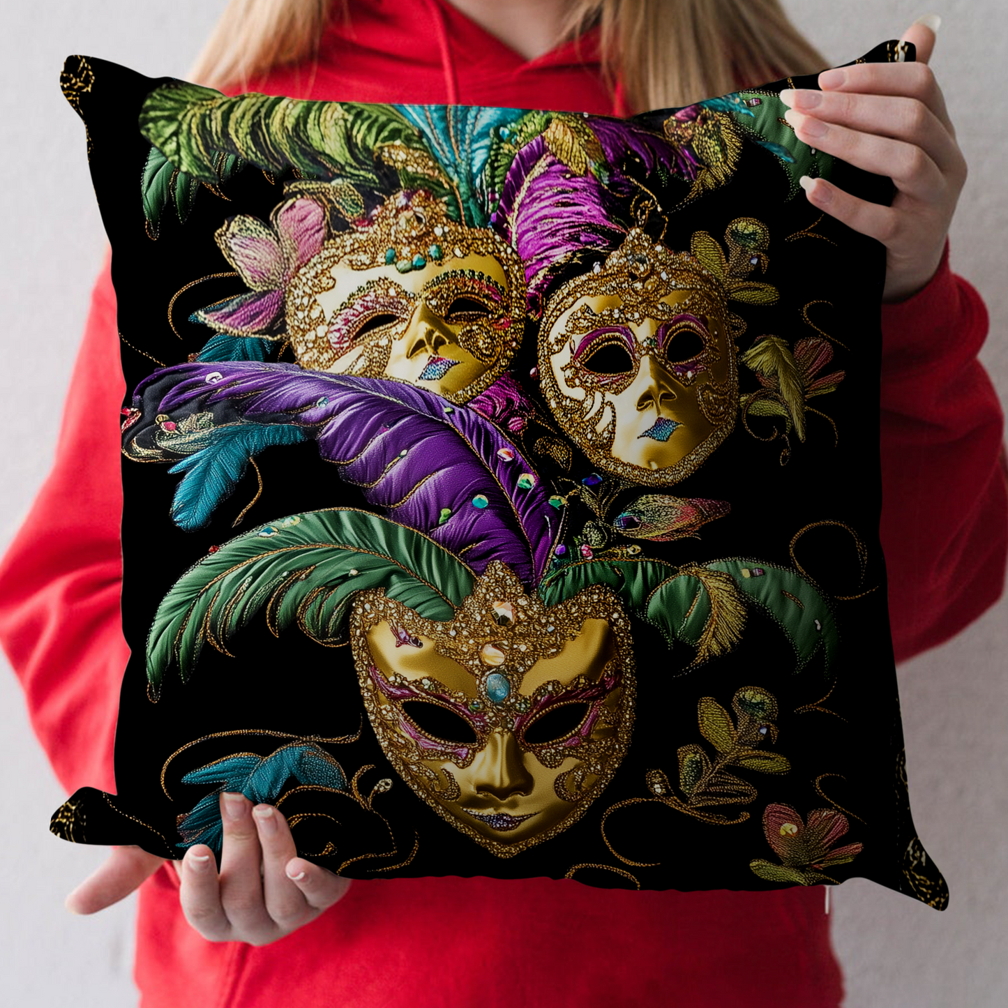 Feather Flourish Quilted Pillow Case NCU0VH2738