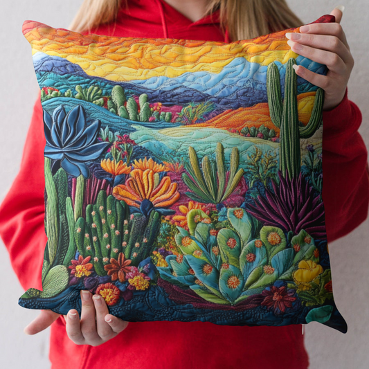 Cactus Comfort Quilted Pillow Case NCU0VH3081