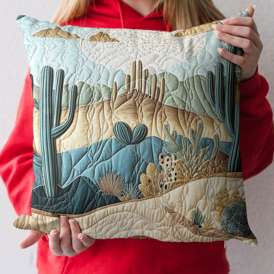 Cactus Haven Quilted Pillow Case NCU0VH3217
