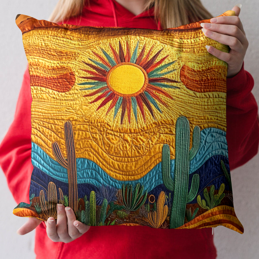 Wild West Glow Quilted Pillow Case NCU0VH3393