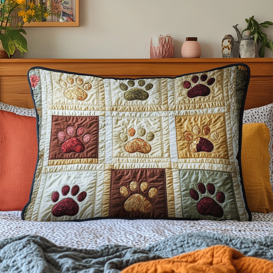Rustic Paws Quilted Bedding Pillow Case NCU0VH3396