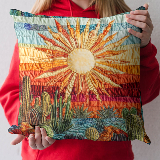 Golden Horizon Quilted Pillow Case NCU0VH3358