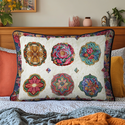 Wildflower Glow Quilted Bedding Pillow Case NCU0VH3323