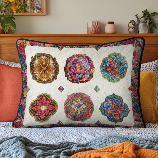 Wildflower Glow Quilted Bedding Pillow Case NCU0VH3323