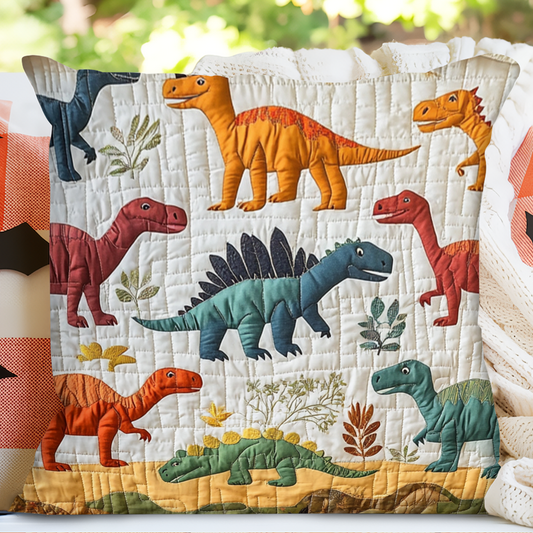 Dino Safari Quilted Pillow Case NCU0VH3700