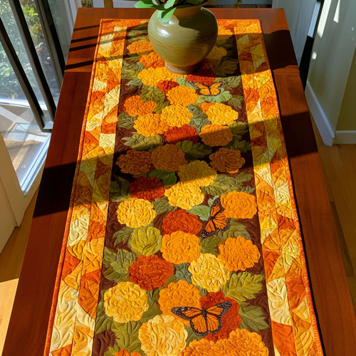 Monarch Bloom Trail Quilted Table Runner NCU0PT12024