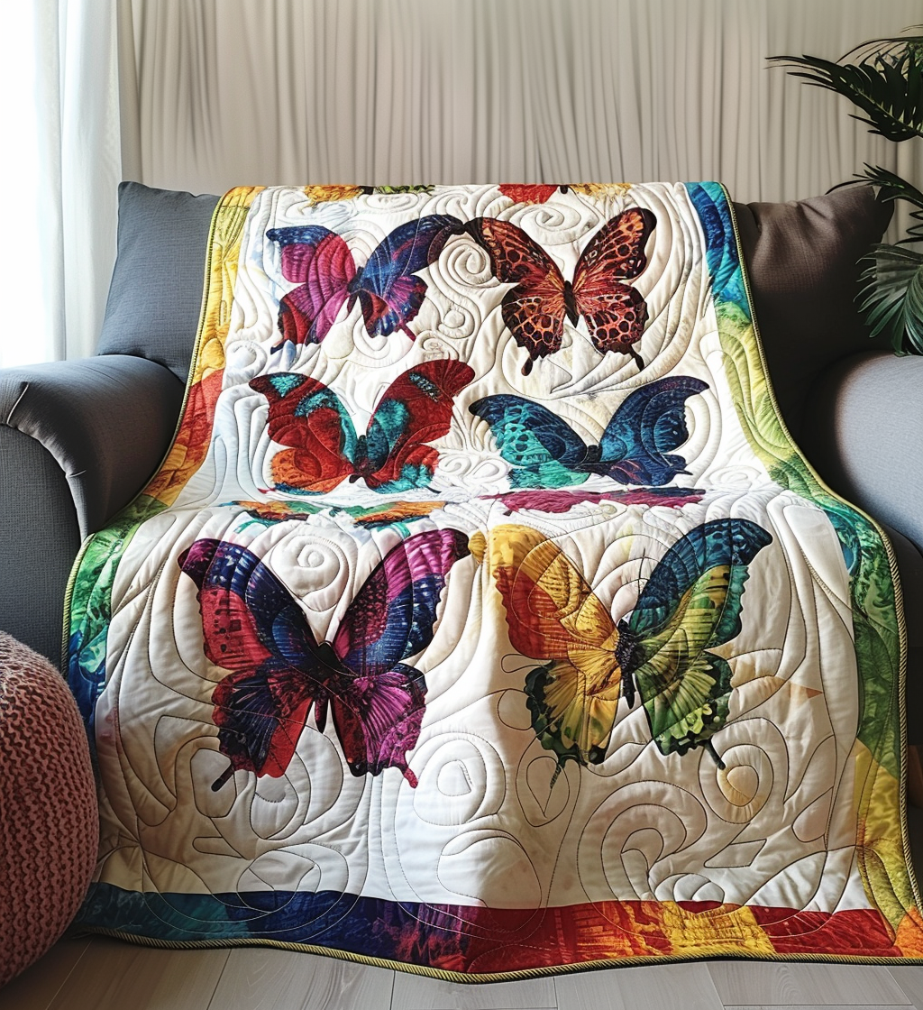 Monarch Haven Quilted Blanket NCU0DV2157