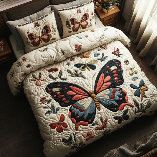 Monarch Magic 3-Piece Quilted Bedding Set NCU0DV3184