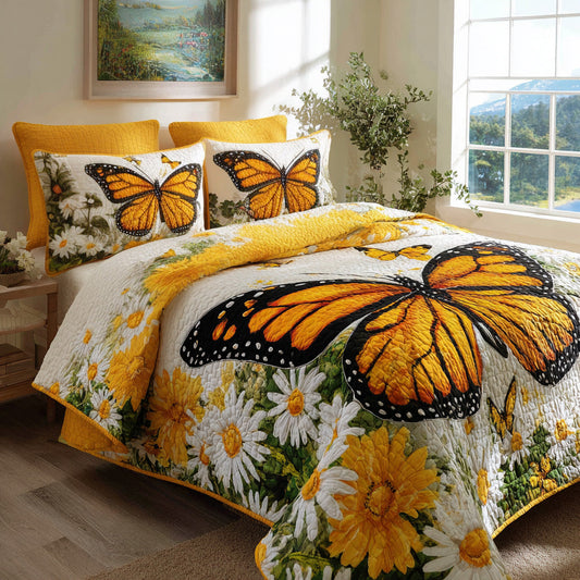 Monarch Meadow 3-Piece Quilted Bedding Set NCU0VL3101