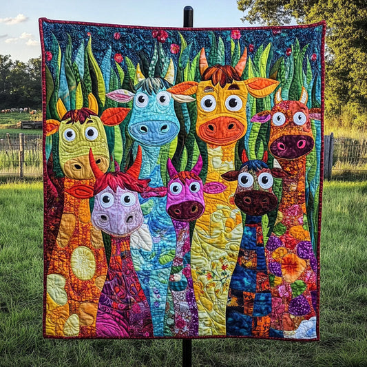 Moo-tastic Mischief Quilted Blanket NCU0PT4465