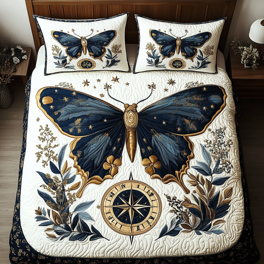 Moon Dust 3-Piece Quilted Bedding Set NCU0VL2370