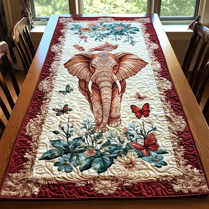 Moon Elephant Quilted Table Runner NCU0DK8822