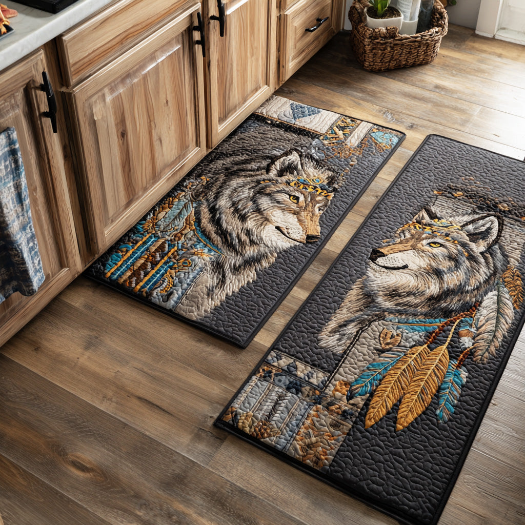 Moon Wolf Echo Kitchen Area Rug NCU0TD1430 – Vantique