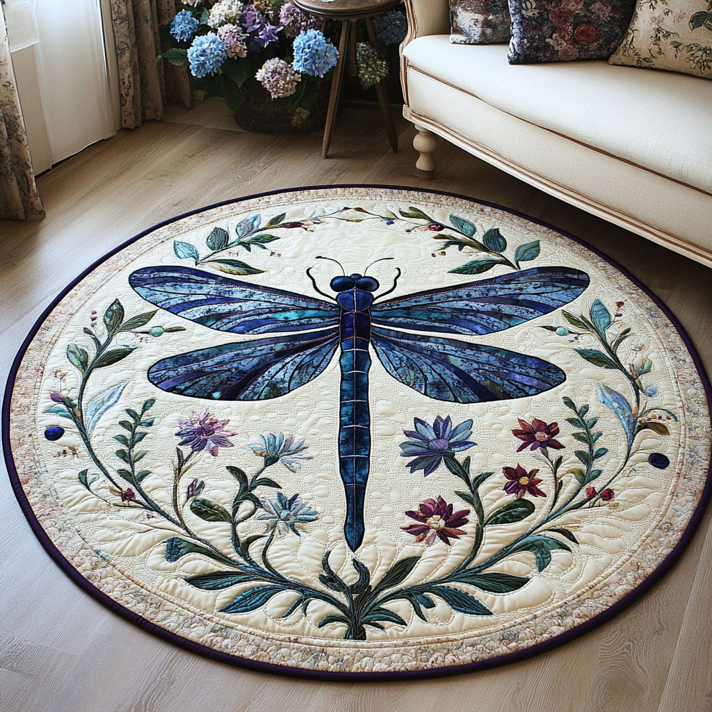 Moonbeam Dancer Quilted Round Mat NCU0PT5009