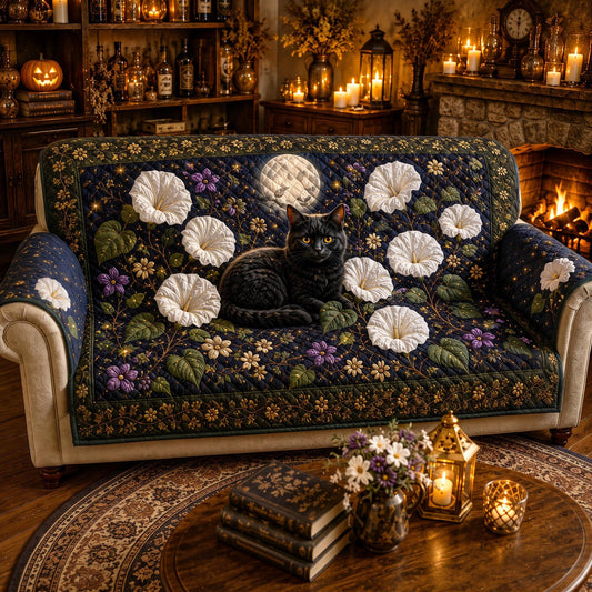Moonflower Watch Quilted Sofa Cover NCU0TD2915