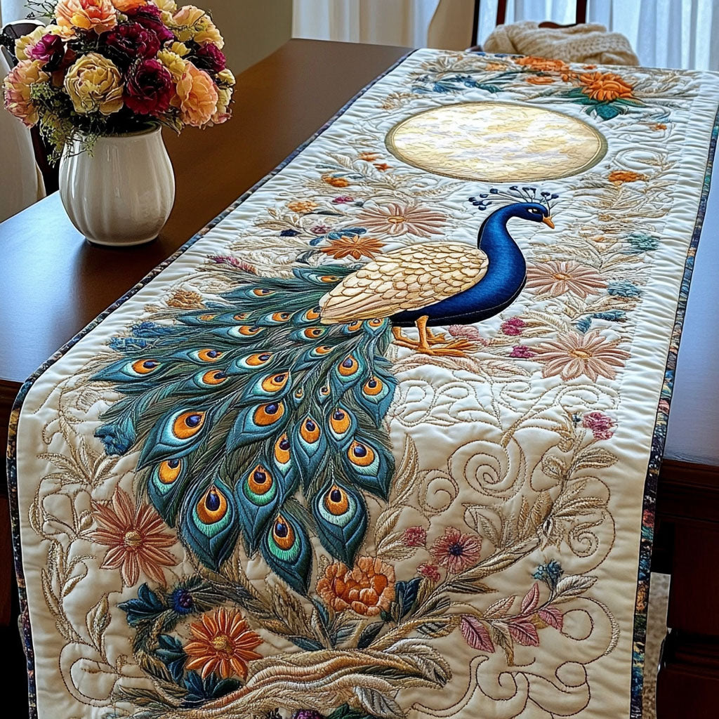 Moonlight Glow Quilted Table Runner NCU0NT3621