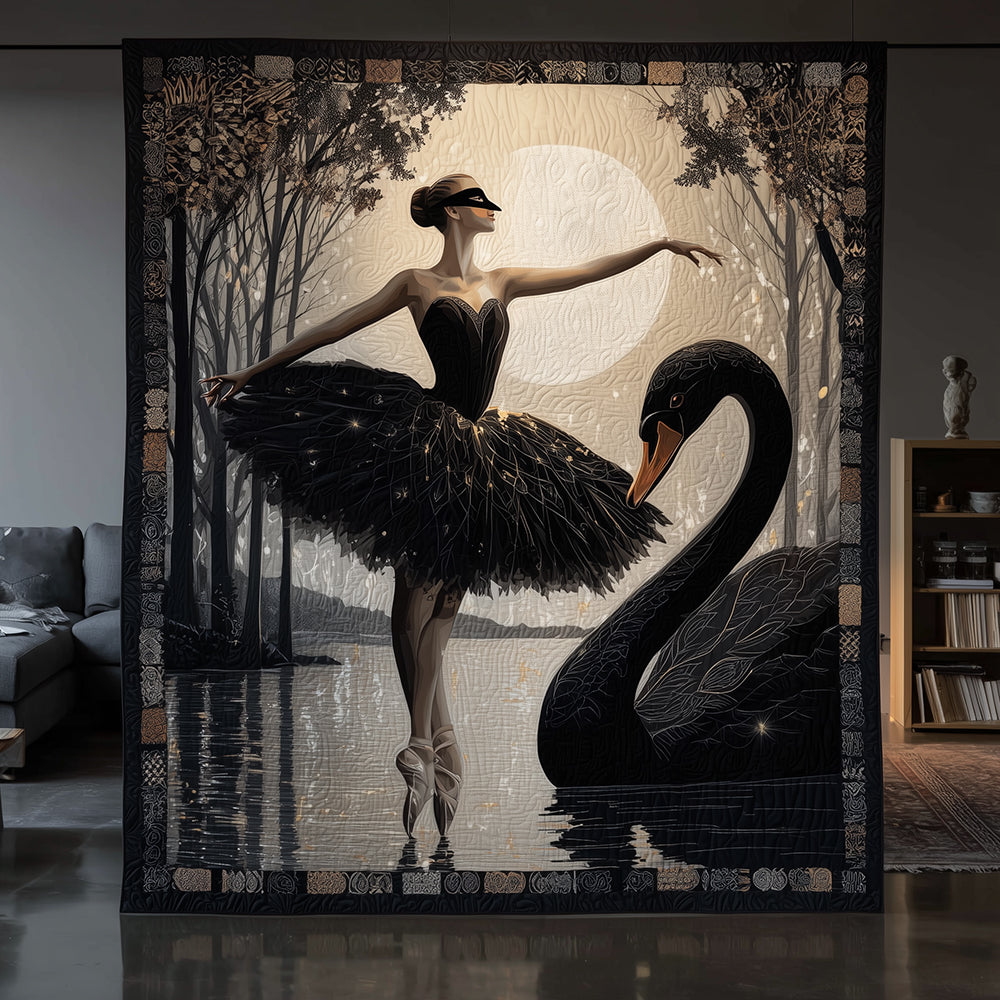 Moonlit Ballet Quilted Blanket NCU0TH3567