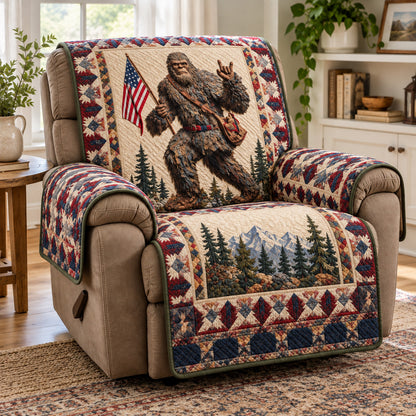 Moonlit Bigfoot Adventure Quilted Sofa Cover NCU0PT12257