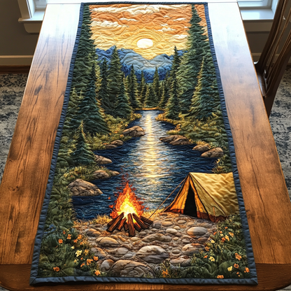 Moonlit Camp Quilted Table Runner NCU0DK6275