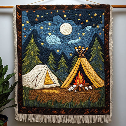 Moonlit Campfire Nights Woven Sofa Blanket NCU0NT4758