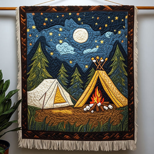 Moonlit Campfire Nights Woven Sofa Blanket NCU0NT4758