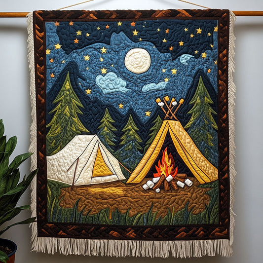Moonlit Campfire Nights Woven Sofa Blanket NCU0NT4758