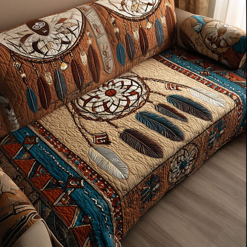Moonlit Catcher Quilted Sofa Cover NCU0PT11198