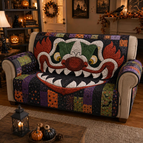 Moonlit Clown Quilted Sofa Cover NCU0DV9787