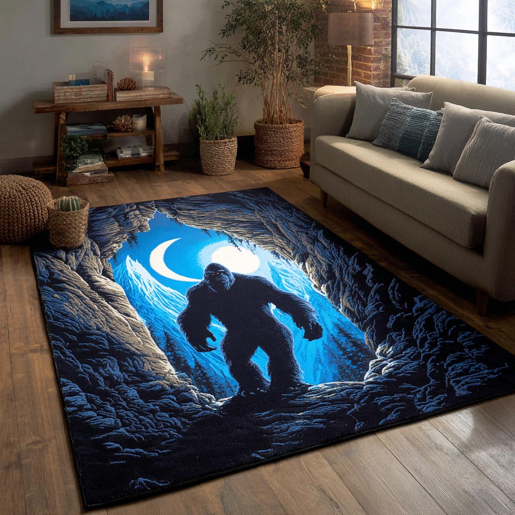 Moonlit Creature Area Rug NCU0TD2414
