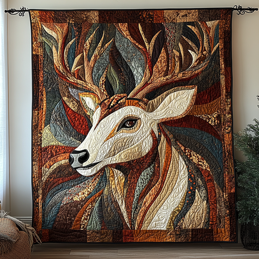 Moonlit Doe Quilted Blanket NCU0DK4804