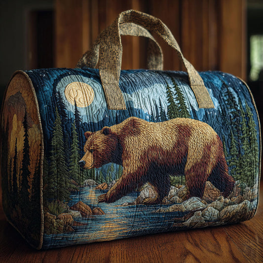 Moonlit Grizzly Quilted Duffle Bag NCU0PT8999