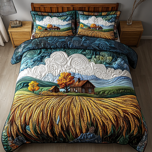Moonlit Grove 3-Piece Quilted Bedding Set NCU0DK4825