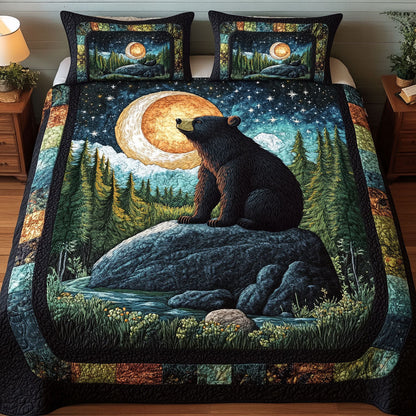 Moonlit Guardian 3-Piece Quilted Bedding Set NCU0NT3866