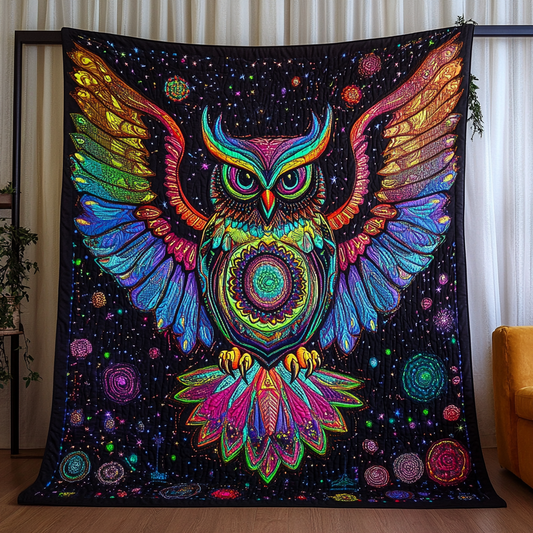 Moonlit Guardian Quilted Blanket NCU0DK5561