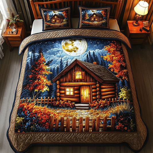 Moonlit Haven 3-Piece Quilted Bedding Set NCU0NT3659