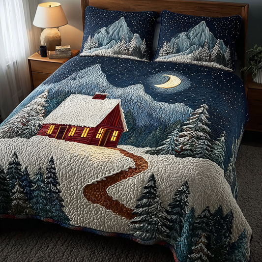 Moonlit Home 3-Piece Quilted Bedding Set NCU0DK11325