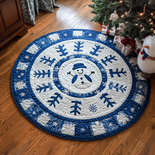 Moonlit Lodge Quilted Round Mat NCU0XD179
