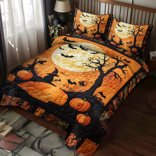 Moonlit Magic 3-Piece Quilted Bedding Set NCU0NT607