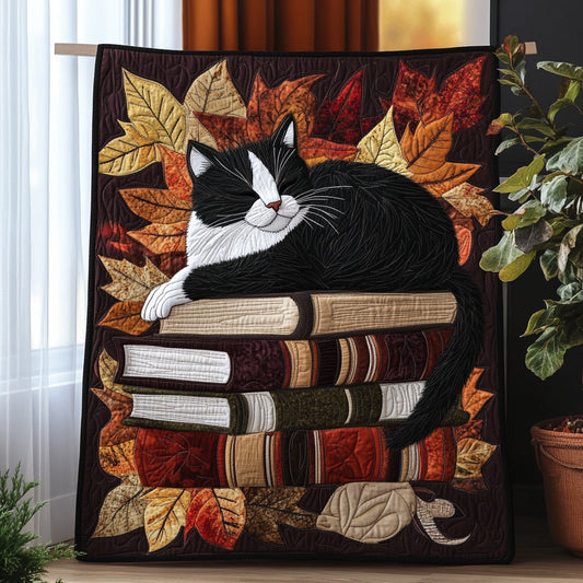 Moonlit Meow Quilted Blanket NCU0DV7282