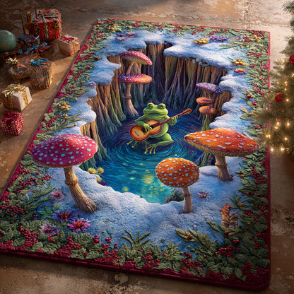 Moonlit Mushroom Meadow Area Rug NCU0TD1851
