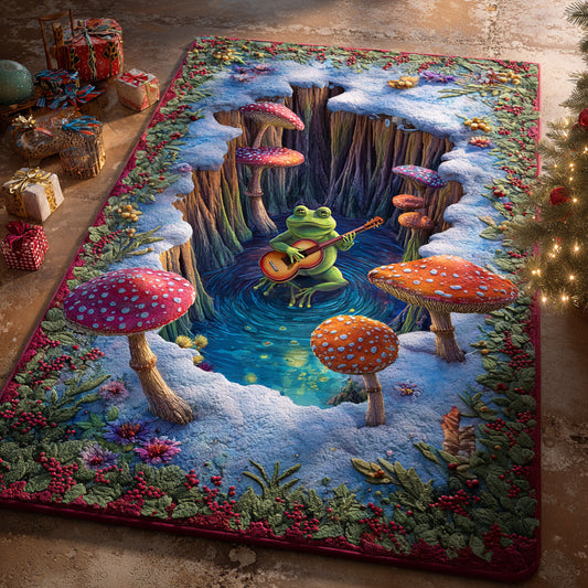 Moonlit Mushroom Meadow Area Rug NCU0TD1851